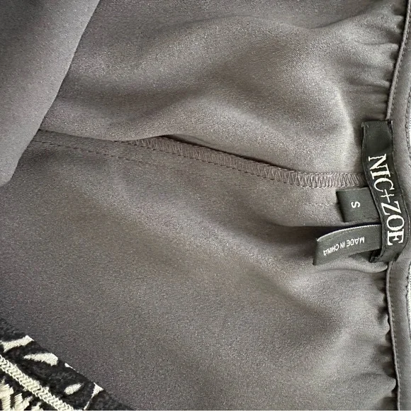 NWT Jumpsuit with Chiffon Overlay - Picture 7 of 9